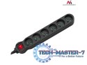 Listwa zasilająca MCE188 6 gniazd 2300W 5m czarna
