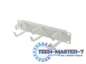 Organizer kabli 10 cali z 3 metalowymi uchwytami TYP B szary