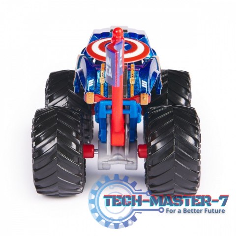 Samochodzik Monster Jam Capitan America Samochodzik Monster Jam Capitan America