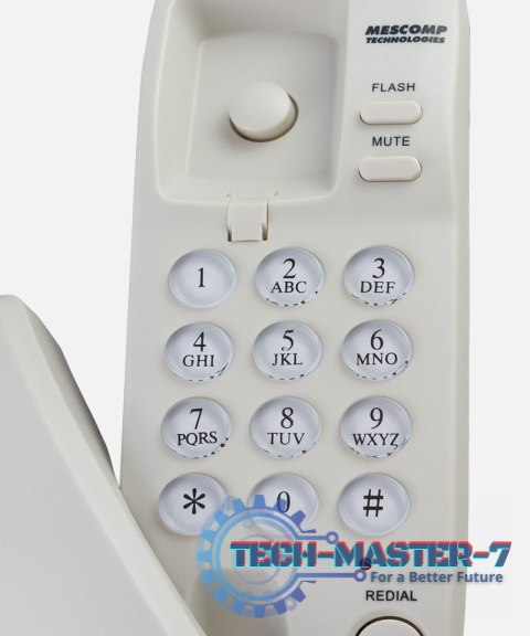 Telefon stacjonarny Mescomp MT 518 Diana Beżowy