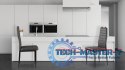 Zestaw krzeseł do jadalni salonu z ekoskóry 4 szt. wysokie oparcie - szare ModernHome ModernHome