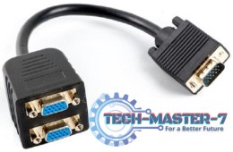 Adapter LANBERG AD-0020-BK D-sub 15-pin