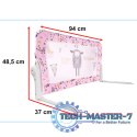 Barierka osłona ochronna do łóżka otwierana 90cm owieczka