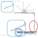 Barierka osłona ochronna do łóżka otwierana 90cm słonik
