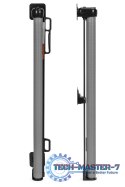 Bramka barierka roleta 150 cm ochronna zabezpieczająca na schody i drzwi - szara ECOTOYS ECOTOYS