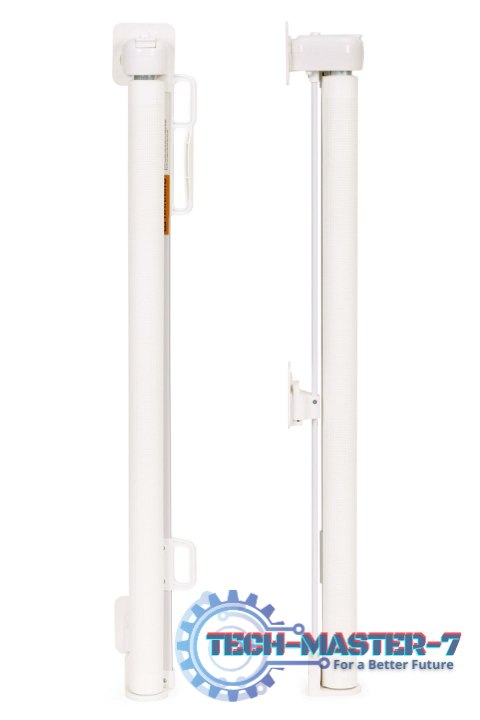 Bramka barierka roleta 180 cm ochronna zabezpieczająca na schody i drzwi - beżowa ECOTOYS ECOTOYS Bramka barierka roleta 180 cm ochronna zabezpieczająca na schody i drzwi - beżowa ECOTOYS ECOTOYS