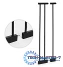 Bramka barierka zabezpieczająca 74-100 cm na schody i drzwi metal drewno dodatkowe panele ECOTOYS