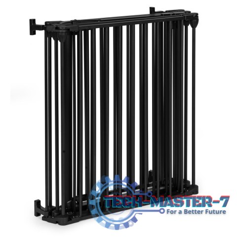 Bramka kojec barierka ochronna dla dzieci i zwierząt 5 paneli 60 cm metal czarny ECOTOYS ECOTOYS Bramka kojec barierka ochronna dla dzieci i zwierząt 5 paneli 60 cm metal czarny ECOTOYS ECOTOYS