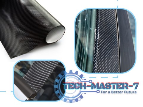 Folia rolka carbon 4D czarna 1,52x30m Folia rolka carbon 4D czarna 1,52x30m