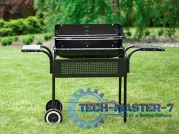 Grill ogrodowy metalowe półki regulacja rusztu koła MultiGarden MultiGarden