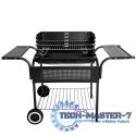 Grill ogrodowy metalowe półki regulacja rusztu koła MultiGarden MultiGarden
