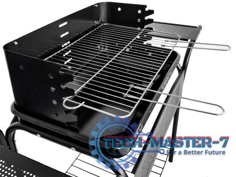 Grill ogrodowy metalowe półki regulacja rusztu koła MultiGarden MultiGarden Grill ogrodowy metalowe półki regulacja rusztu koła MultiGarden MultiGarden