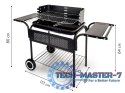 Grill ogrodowy metalowe półki regulacja rusztu koła MultiGarden MultiGarden