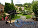 Grill ogrodowy węglowy z półkami regulacja 2 ruszty przenośny MultiGarden MultiGarden