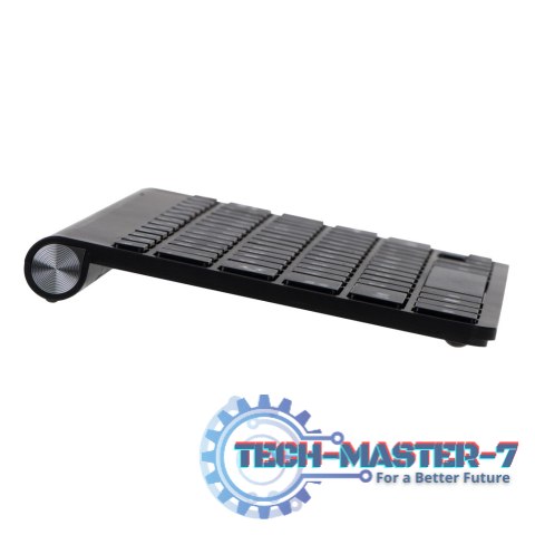 Klawiatura bezprzewodowa bluetooth Smart TV czarna Klawiatura bezprzewodowa bluetooth Smart TV czarna