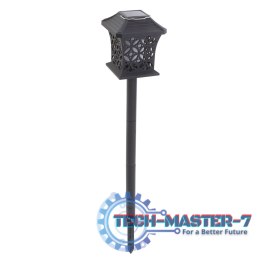 Lampa solarna ogrodowa ażurowa latarenka wisząca wbijana lampion 12 LED
