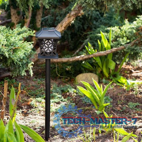 Lampa solarna ogrodowa ażurowa latarenka wisząca wbijana lampion 12 LED Lampa solarna ogrodowa ażurowa latarenka wisząca wbijana lampion 12 LED
