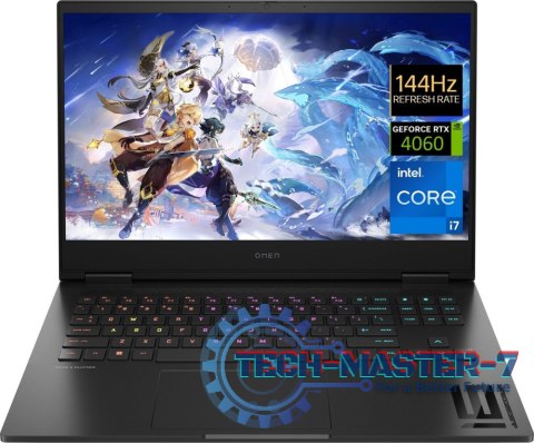 Notebook HP OMEN 16-wd0004nw (16.1"/I7-13620H /RTX4060/16GB/SSD512GB/W11H/Czarny)