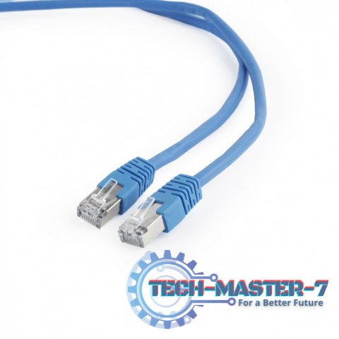 Patch cord ekranowany FTP kat.6 osłonka zalewana 3M niebieski