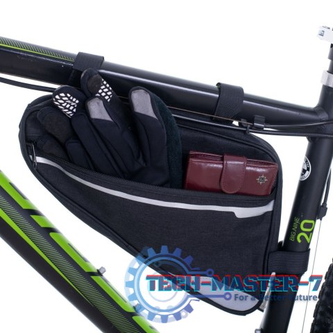 Sakwa rowerowa RALLEX trójkątna saszetka pod ramę na rower Sakwa rowerowa RALLEX trójkątna saszetka pod ramę na rower