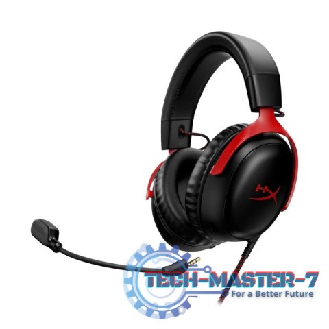Słuchawki z mikrofonem HYPERX Cloud III Czarno-czerwony Czarno-czerwony Słuchawki z mikrofonem HYPERX Cloud III Czarno-czerwony Czarno-czerwony