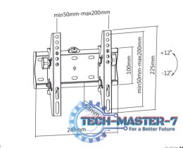 Uchwyt do TV MACLEAN BRACKETS MC-667 (nośność 30kg \23 - 42 cale)