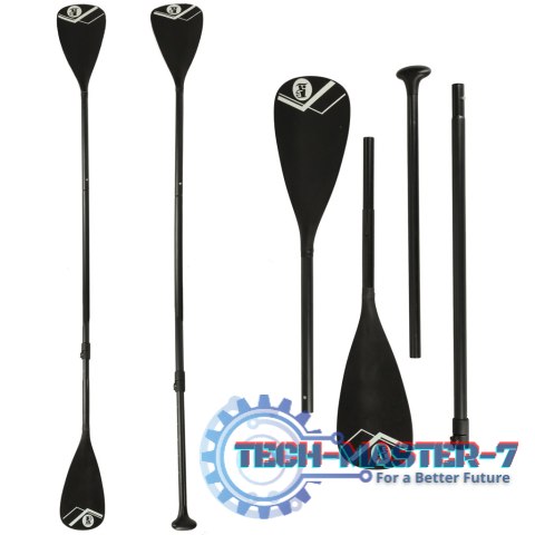 Wiosło kajakowe do deski SUP 2w1 składane aluminiowe regulowane 175 - 220 cm Wiosło kajakowe do deski SUP 2w1 składane aluminiowe regulowane 175 - 220 cm