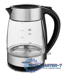 Czajnik ZELMER ZCK8011 (1.7L /2200W /Inox-czarny )