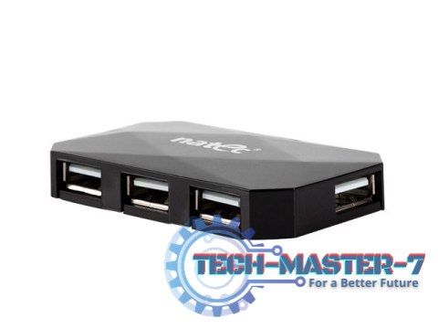 Hub USB 4-porty LOCUST USB 2.0 Czarny Hub USB 4-porty LOCUST USB 2.0 Czarny