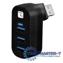 Hub USB TECHLY IUSB3-HUB3-ROTB