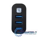 Hub USB TECHLY IUSB3-HUB3-ROTB