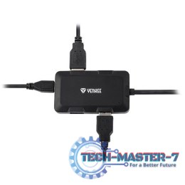 Hub ładujący z 4 portami USB YHB 4341BK,