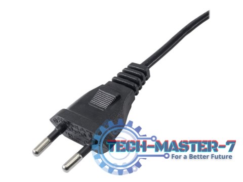 Kabel zasilający AKYGA 1x Zasilanie IEC 60320 C7 0.5m. AK-RD-04A