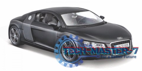 Model kompozytowy Audi R8 czarny