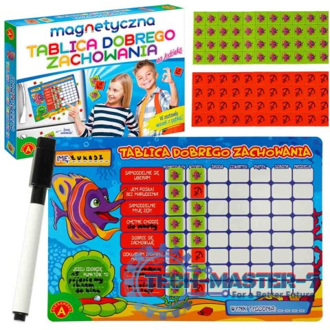 ALEXANDER Magnetyczna tablica dobrego zachowania 4+