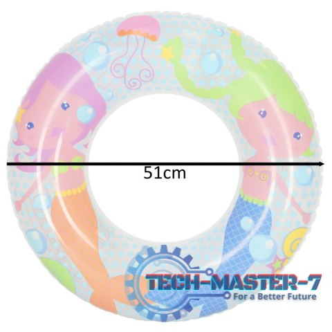 Kółko do pływania koło dmuchane syrenki 51cm BESTWAY 36113