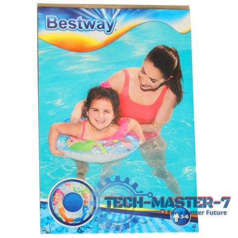 Kółko do pływania koło dmuchane syrenki 51cm BESTWAY 36113 Kółko do pływania koło dmuchane syrenki 51cm BESTWAY 36113
