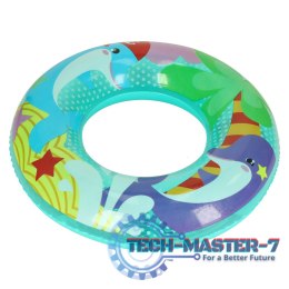 Kółko do pływania koło dmuchane delfin 51cm BESTWAY 36113