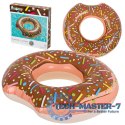 Kółko do pływania koło dmuchane BESTWAY 36188 donut brązowe 107cm