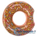 Kółko do pływania koło dmuchane BESTWAY 36188 donut brązowe 107cm