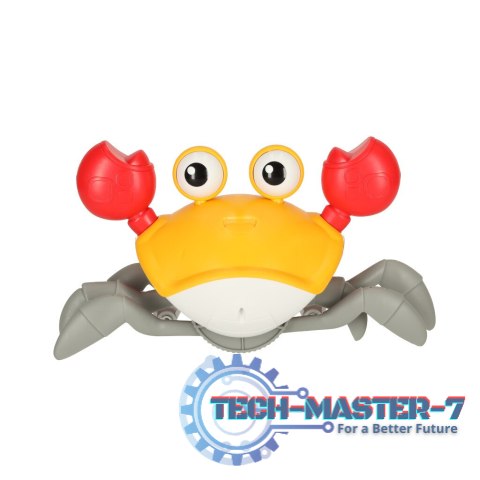 Krab uciekający pełzający czujnik interaktywna akumulator USB czerwony Krab uciekający pełzający czujnik interaktywna akumulator USB czerwony