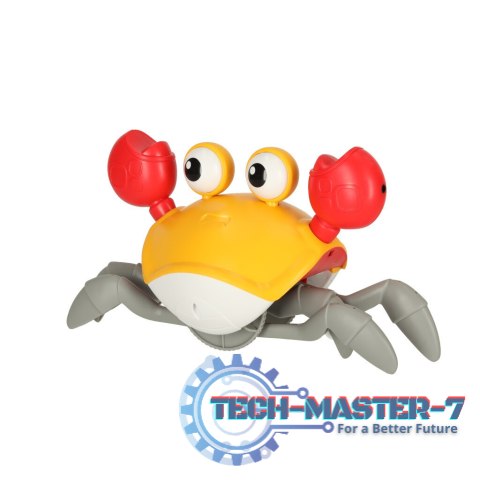 Krab uciekający pełzający czujnik interaktywna akumulator USB czerwony Krab uciekający pełzający czujnik interaktywna akumulator USB czerwony