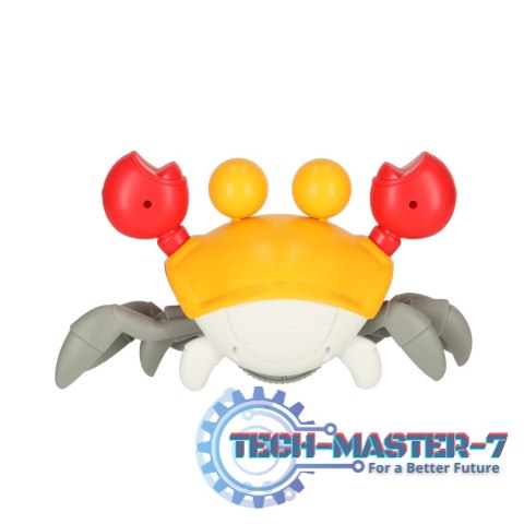 Krab uciekający pełzający czujnik interaktywna akumulator USB czerwony Krab uciekający pełzający czujnik interaktywna akumulator USB czerwony