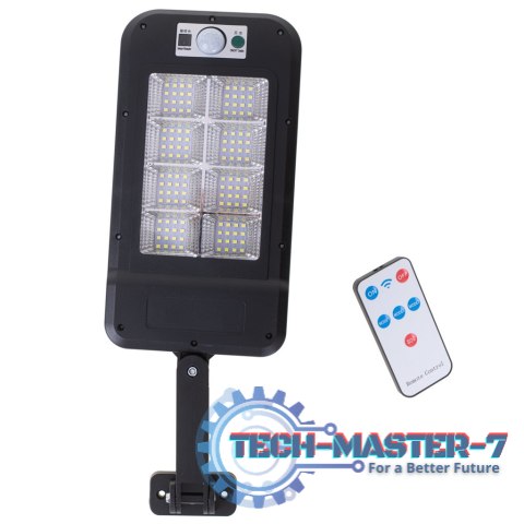 Lampa solarna latarnia ogrodowa uliczna 128LED + pilot Lampa solarna latarnia ogrodowa uliczna 128LED + pilot
