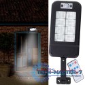 Lampa solarna latarnia ogrodowa uliczna 128LED + pilot