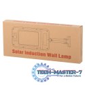 Lampa solarna latarnia ogrodowa uliczna 128LED + pilot