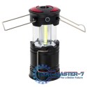 Lampka turystyczna LED latarka biwakowa lampa camping 3w1