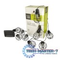 Lampki ogrodowe solarne żarówki girlanda loft 10LED