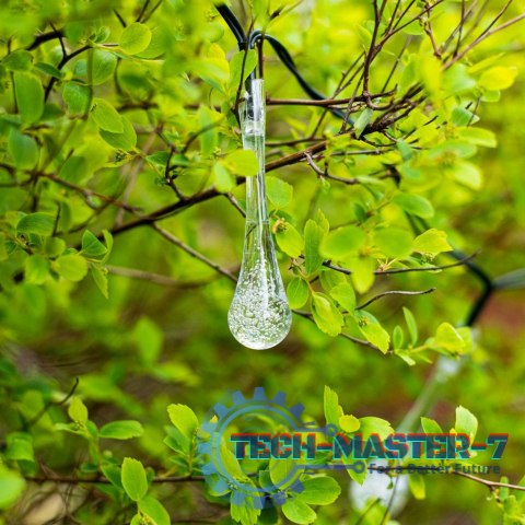 Lampki solarne ogrodowe łezki 6,5m 30LED ciepły biały Lampki solarne ogrodowe łezki 6,5m 30LED ciepły biały