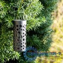 Lampa solarna ogrodowa ażurowa latarenka lampion LED czujnik zmierzchu wbijana 4szt.